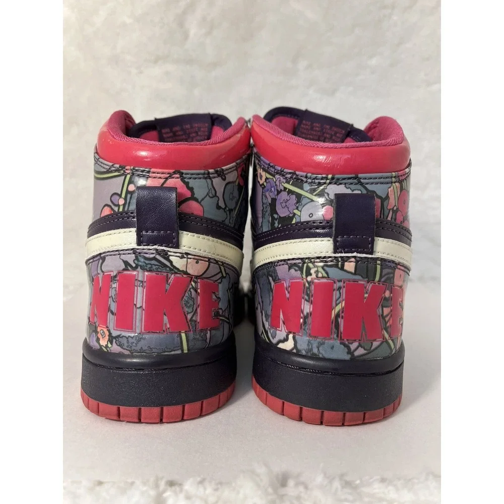 Vintage Nike Purple Pink Grand High Dunk Womens Sneaker Sz 8 Athletic Retro Y2K